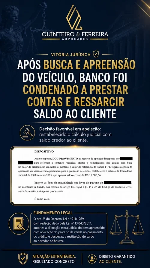 Feedback positivo de cliente recuperando o veículo no WhatsApp